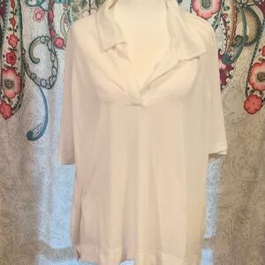 Jane and Delancey Classic White Blouse